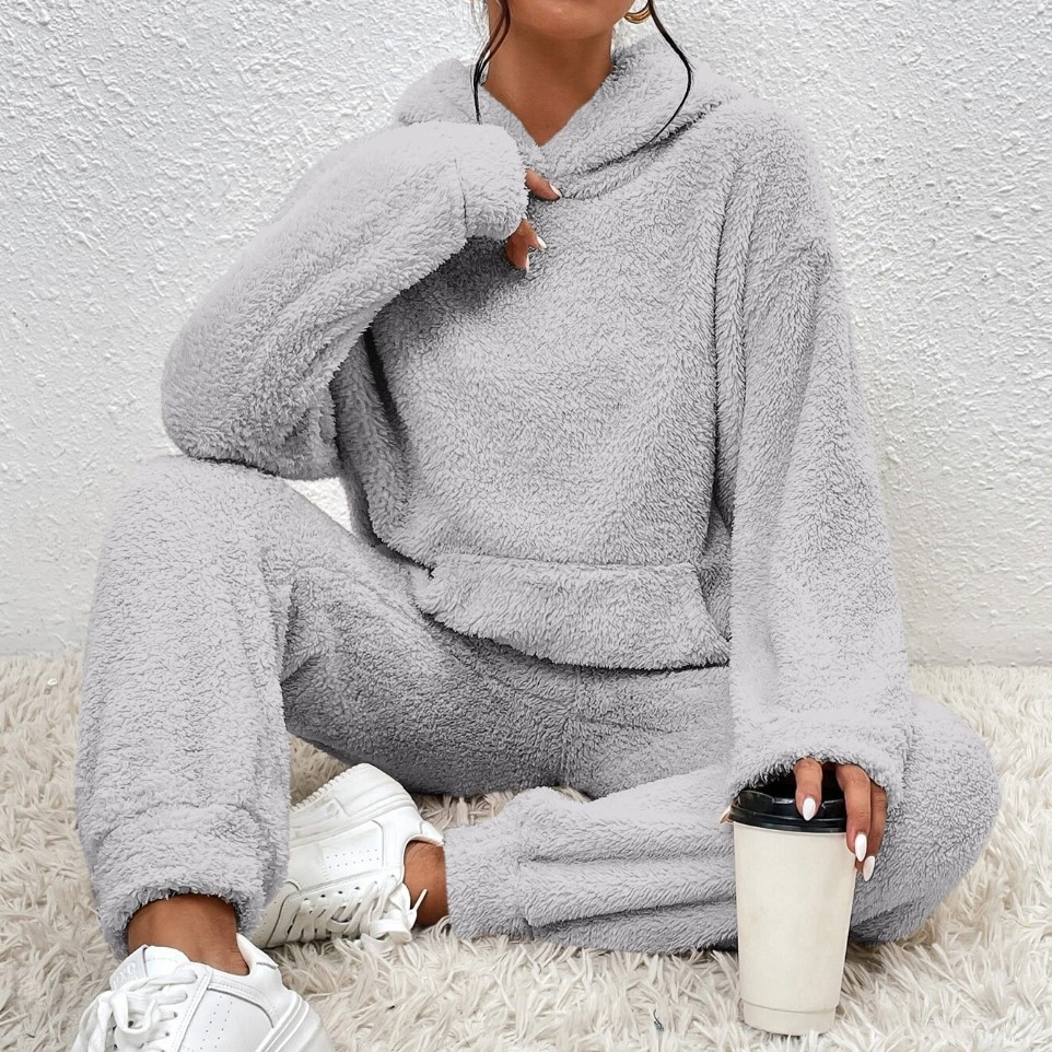 Velmora Plush Fleece Lounge Set