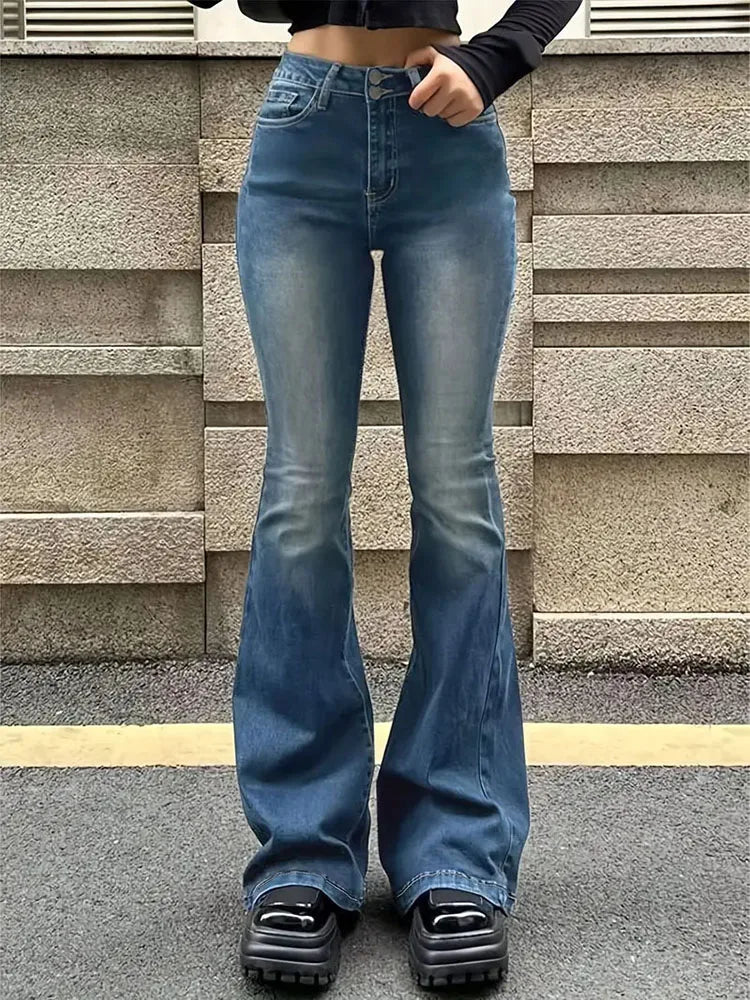 Ravella High-Waist Bell Bottoms