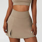 CloudHide High-Waist Tennis Skirt Shorts (Skort)