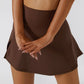 CloudHide High-Waist Tennis Skirt Shorts (Skort)