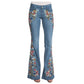 Isola Embroidered Bell Bottoms