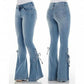 Zayden Lace-Up Bell Bottoms